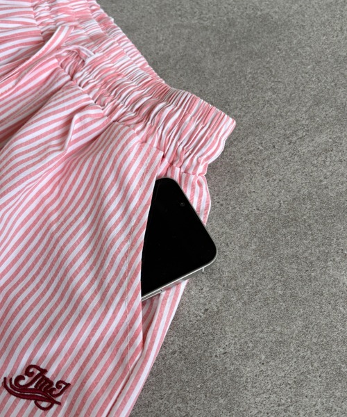 Teem Store(チームストア)の「ワンポイントストライプショートパンツ(その他パンツ・レディース・ブルー/ピンク・S/M)」の16枚目の写真