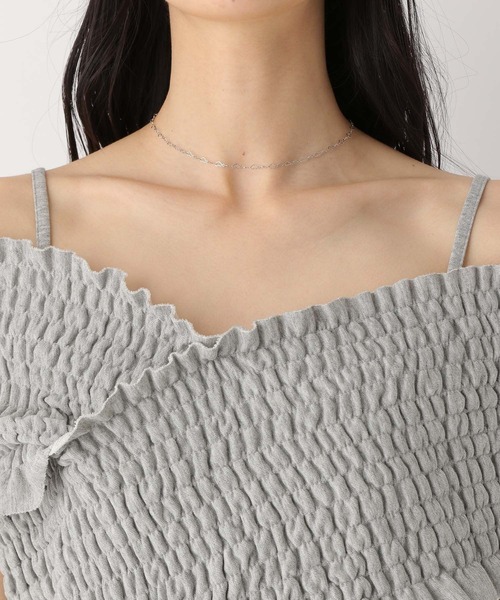 Heather クロスシャーリングオールインワン　グレー Heather｜クロスシャーリングオールインワン | Rakuten Fashion