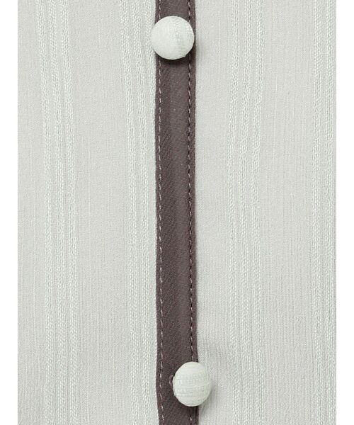 LAGUNAMOON(ラグナムーン)の「バイカラーパイピングワンピース(ワンピース・レディース・ミント/アイボリー/ブラック・MEDIUM/SMALL)」の7枚目の写真