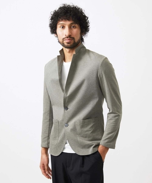 MICHEL KLEIN HOMME (ミッシェルクランオム)の「カットコンバーチブルジャケット(テーラードジャケット・メンズ・ホワイト/ブラック/カーキ・MEDIUM/LARGE/X-LARGE)」の15枚目の写真