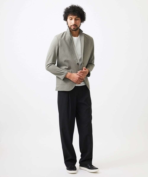 MICHEL KLEIN HOMME (ミッシェルクランオム)の「カットコンバーチブルジャケット(テーラードジャケット・メンズ・ホワイト/ブラック/カーキ・MEDIUM/LARGE/X-LARGE)」の8枚目の写真