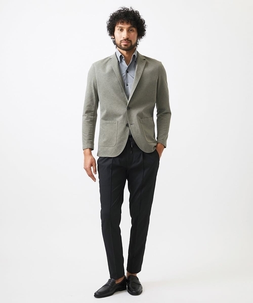 MICHEL KLEIN HOMME (ミッシェルクランオム)の「カットコンバーチブルジャケット(テーラードジャケット・メンズ・ホワイト/ブラック/カーキ・MEDIUM/LARGE/X-LARGE)」の10枚目の写真