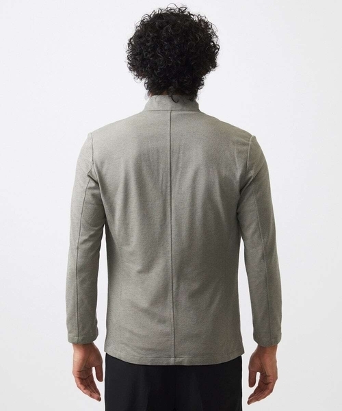 MICHEL KLEIN HOMME (ミッシェルクランオム)の「カットコンバーチブルジャケット(テーラードジャケット・メンズ・ホワイト/ブラック/カーキ・MEDIUM/LARGE/X-LARGE)」の6枚目の写真