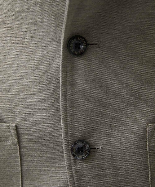 MICHEL KLEIN HOMME (ミッシェルクランオム)の「カットコンバーチブルジャケット(テーラードジャケット・メンズ・ホワイト/ブラック/カーキ・MEDIUM/LARGE/X-LARGE)」の22枚目の写真