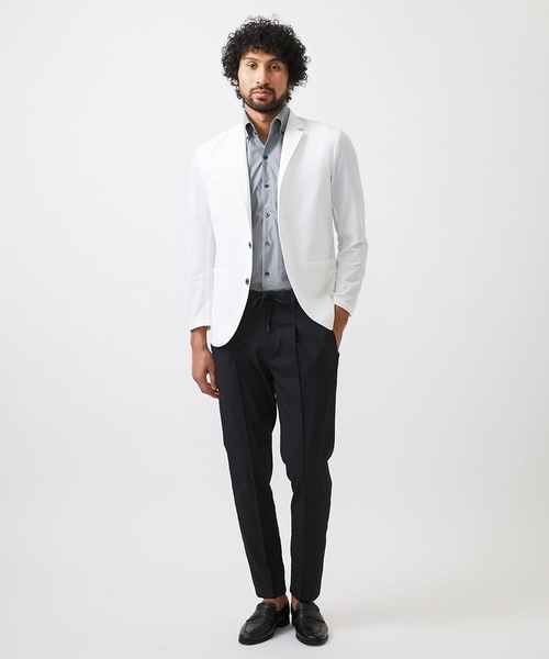 MICHEL KLEIN HOMME (ミッシェルクランオム)の「カットコンバーチブルジャケット(テーラードジャケット・メンズ・ホワイト/ブラック/カーキ・MEDIUM/LARGE/X-LARGE)」の20枚目の写真