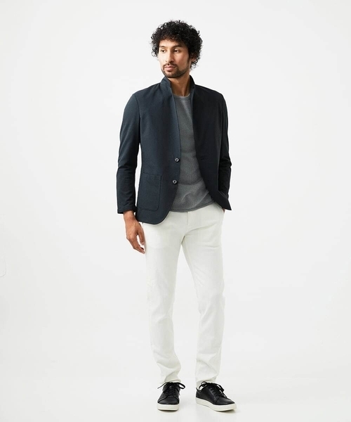 MICHEL KLEIN HOMME (ミッシェルクランオム)の「カットコンバーチブルジャケット(テーラードジャケット・メンズ・ホワイト/ブラック/カーキ・MEDIUM/LARGE/X-LARGE)」の14枚目の写真