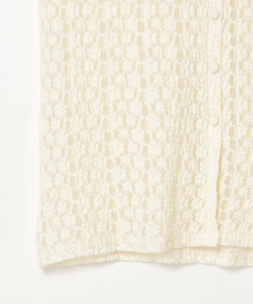 notch.(ノッチ)の「カットレース襟付きカーディガン(カーディガン/ボレロ・レディース・ブラウン/ブラック/アイボリー・M)」の12枚目の写真