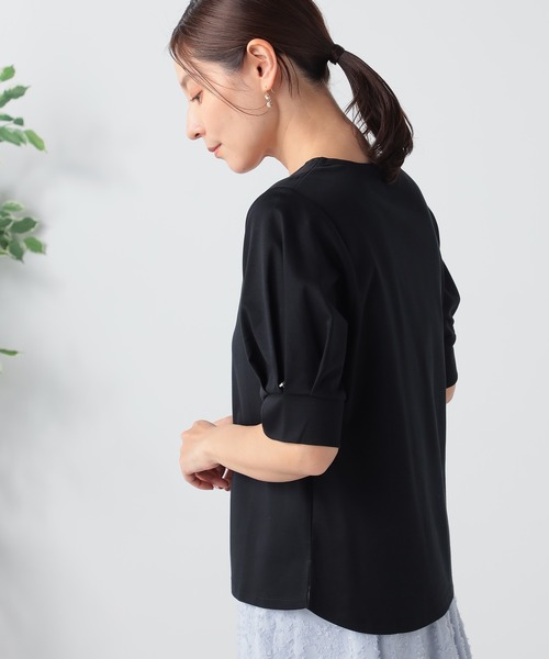 GALLORIA(ギャローリア)の「パフスリーブプルオーバー(Tシャツ/カットソー・レディース・ブラック/ホワイト・LL/S/M/L)」の7枚目の写真