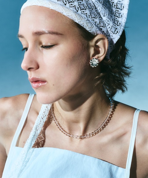 IRIS47（イリスフォーセブン）の「【IRIS 47】crystal necklace/クリスタル ネックレス（ネックレス・レディース・クリア・FREE）」の6枚目の写真