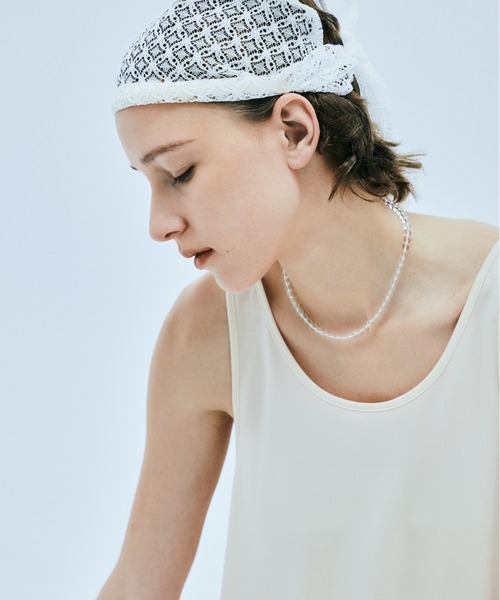 IRIS47（イリスフォーセブン）の「【IRIS 47】crystal necklace/クリスタル ネックレス（ネックレス・レディース・クリア・FREE）」の2枚目の写真