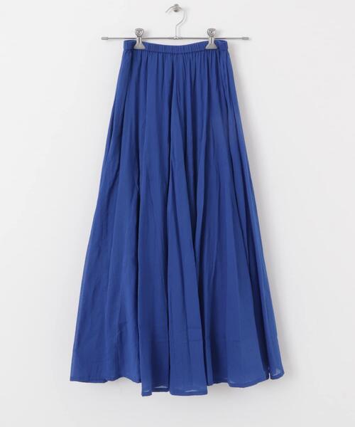 URBAN RESEARCH Sonny Label(アーバンリサーチサニーレーベル)の「エアリーコットンボイルフレアスカート(スカート・レディース・パープル系その他/スミクロ/グリーン系その他/ブルー・FREE)」の14枚目の写真