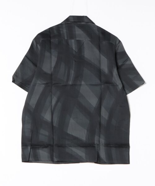 NOISE MAKER（ノイズメーカー）の「サテンオープンカラーシャツ【MADE IN JAPAN】（シャツ/ブラウス・メンズ・ブラック・M/L/XL）」の7枚目の写真