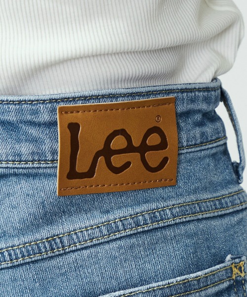 Lee（リー）の「Lee/リー BABE ストレッチ/デニム ルーズストレート XXS-4L【豊富なサイズ展開】（デニムパンツ・レディース・ブラック系その他/インディゴブルー・X-SMALL/4L/3L/X-LARGE/LARGE/MEDIUM/SMALL/XX-SMALL）」の10枚目の写真