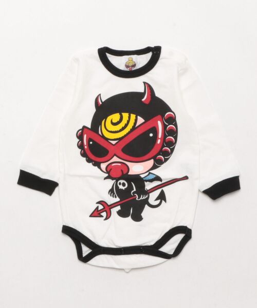 スーパーセール 目玉商品 DEVILKINしっぽ付き長袖ロンパース（その他ベビー用品 ロンパース・カバーオール