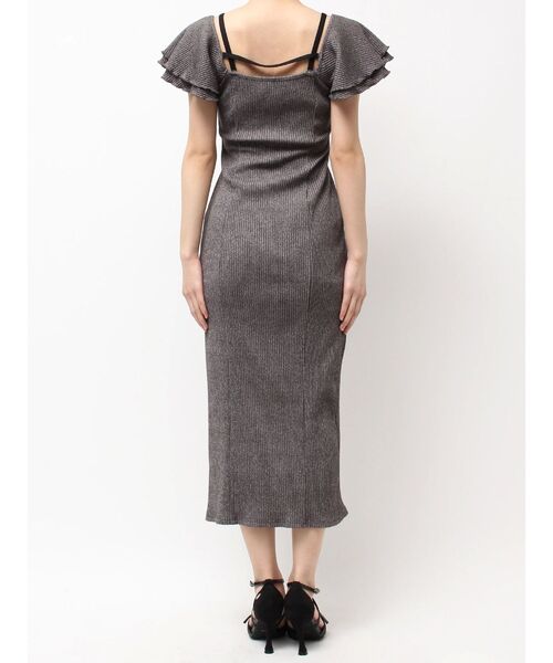 EATME（イートミー）の「ベルテッドラッフルフリルワンピース（ワンピース・レディース・グレー/ブラック/アイボリー・FREE）」の22枚目の写真