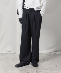 ATTACHMENT（アタッチメント）の「T/W/SI ストレッチギャバジン フラップトラウザーズ / T/W/SI STRETCH GABARDINE FLAP TROUSERS（スラックス）」