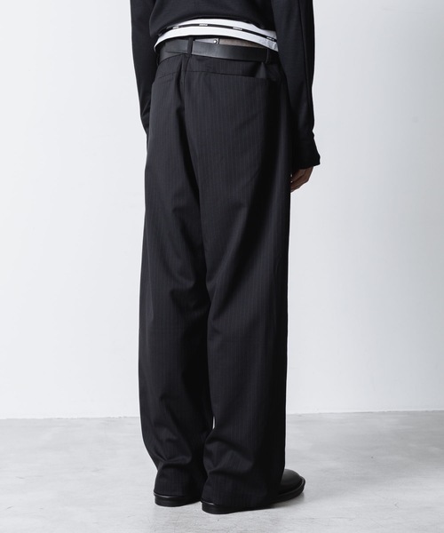 ATTACHMENT（アタッチメント）の「T/W/SI ストレッチギャバジン フラップトラウザーズ / T/W/SI STRETCH GABARDINE FLAP TROUSERS（スラックス・メンズ・グレー系/ブラック系/ダークネイビー/ブラック・1/2）」の13枚目の写真