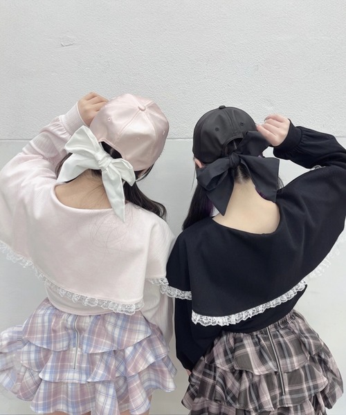 Ank Rouge（アンクルージュ）の「キラキラロゴドロストミニPK（Tシャツ/カットソー・レディース・ブラック/ピンク/グレー・M）」の12枚目の写真