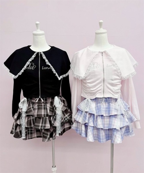 Ank Rouge（アンクルージュ）の「キラキラロゴドロストミニPK（Tシャツ/カットソー・レディース・ブラック/ピンク/グレー・M）」の20枚目の写真