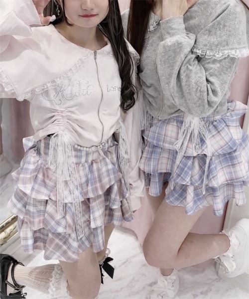 Ank Rouge（アンクルージュ）の「キラキラロゴドロストミニPK（Tシャツ/カットソー・レディース・ブラック/ピンク/グレー・M）」の22枚目の写真