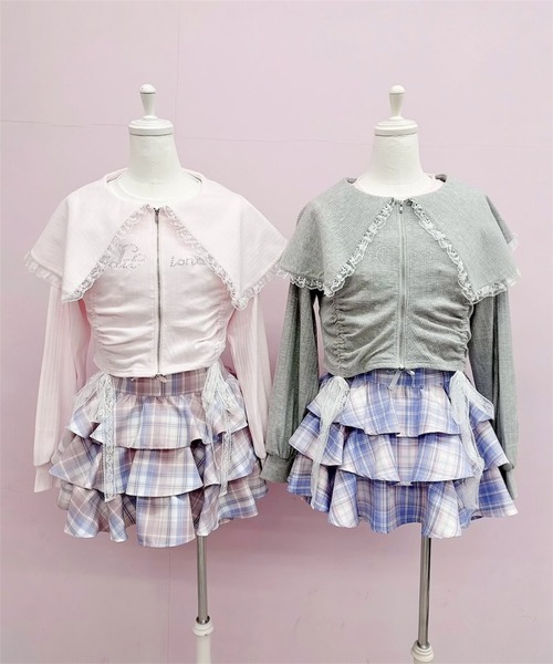 Ank Rouge（アンクルージュ）の「キラキラロゴドロストミニPK（Tシャツ/カットソー・レディース・ブラック/ピンク/グレー・M）」の21枚目の写真