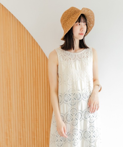URBAN RESEARCH DOORS（アーバンリサーチドアーズ）の「サークルレース2WAYワンピース（ワンピース・レディース・ナチュラル・MEDIUM）」の6枚目の写真