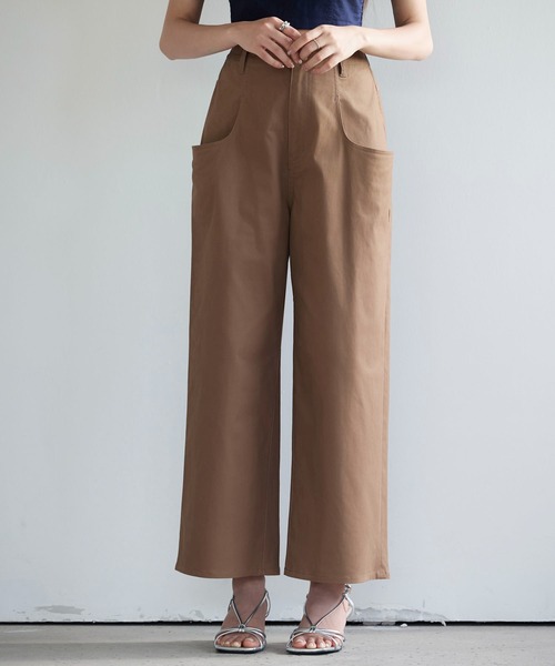 denierデニール D/dディー　ビッグポケットペグトップパンツ　チノ ビッグポケットチノパンツ（チノパンツ）｜SAISON DE PAPILLON