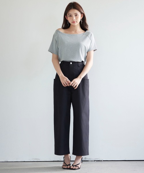 denierデニール D/dディー　ビッグポケットペグトップパンツ　チノ ビッグポケットチノパンツ（チノパンツ）｜SAISON DE PAPILLON