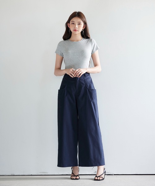 denierデニール D/dディー　ビッグポケットペグトップパンツ　チノ ビッグポケットチノパンツ（チノパンツ）｜SAISON DE PAPILLON