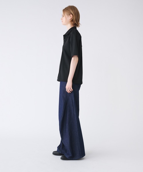 SELLE GLANT(セレグランテ)の「SEAM DESIGN KANOKO POLO SHIRT/シームデザインカノコポロシャツ(ポロシャツ・メンズ・ブラック/杢グレー・SMALL/MEDIUM/LARGE)」の14枚目の写真