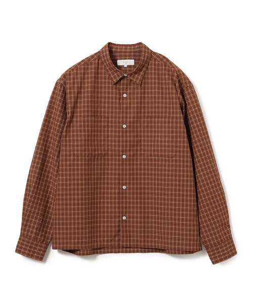 B:MING by BEAMS（ビーミングバイビームス）の「チェック ショート シャツ（シャツ/ブラウス・メンズ・オレンジ/ベージュ・L/M/S/XL）」の22枚目の写真