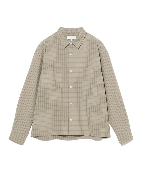 B:MING by BEAMS（ビーミングバイビームス）の「チェック ショート シャツ（シャツ/ブラウス・メンズ・オレンジ/ベージュ・L/M/S/XL）」の6枚目の写真