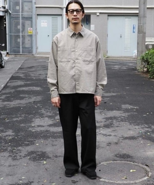 B:MING by BEAMS(ビーミングバイビームス)の「チェック ショート シャツ(シャツ/ブラウス・メンズ・オレンジ/ベージュ・L/M/S/XL)」の16枚目の写真