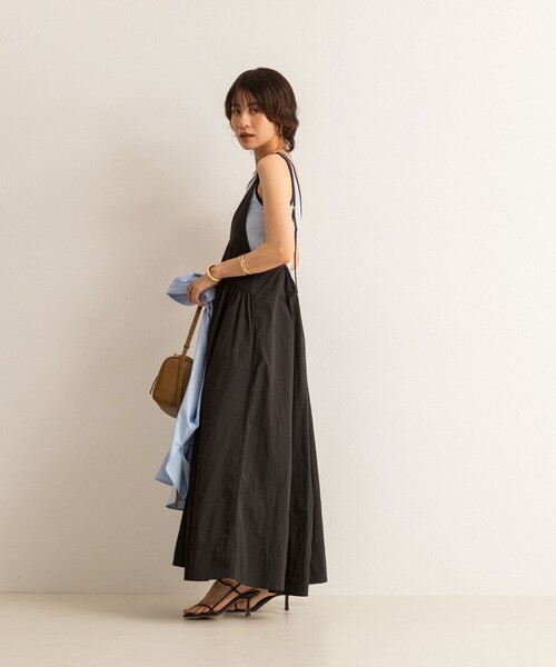 NOLLEY’S（ノーリーズ）の「【MAQWEL/マクウェル】ソフトタフタワンピース（ワンピース・レディース・ブラック/ブラウン・FREE）」の10枚目の写真