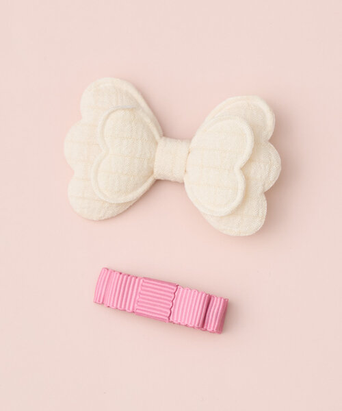 BIRTHDAY BAR(バースデイバー)の「KIDS HAIR PIN Ribbon Clip キッズヘアピン(ヘアピン・キッズ・ホワイト/パープル・0)」の5枚目の写真