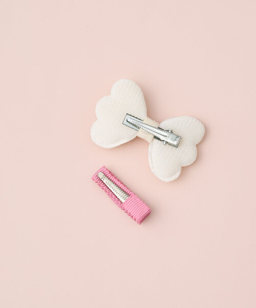 BIRTHDAY BAR(バースデイバー)の「KIDS HAIR PIN Ribbon Clip キッズヘアピン(ヘアピン・キッズ・ホワイト/パープル・0)」の6枚目の写真