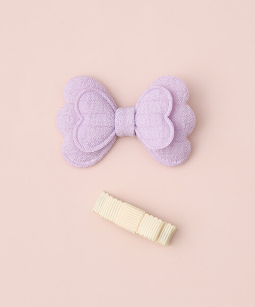 BIRTHDAY BAR(バースデイバー)の「KIDS HAIR PIN Ribbon Clip キッズヘアピン(ヘアピン・キッズ・ホワイト/パープル・0)」の9枚目の写真