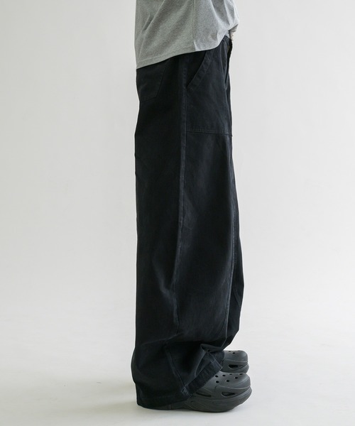 セール】【EPNK】Washed cotton baker pants / ウォッシュドコットン