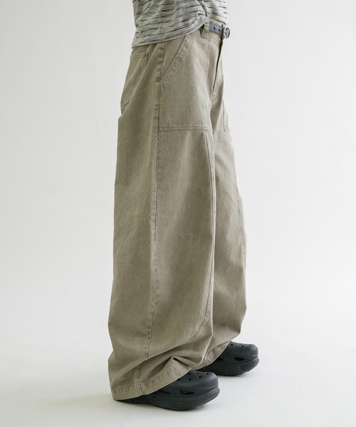 ウォッシュド ベイカーパンツ WASHED BAKER PANTS Shinzone｜コットン ウォッシュド ベイカーパンツ “WASHED BAKER