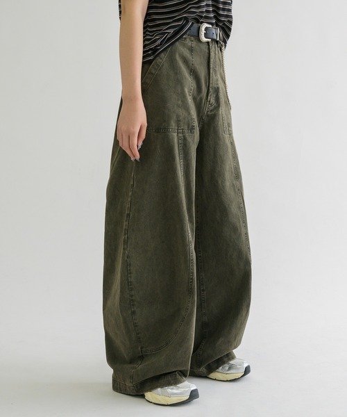 EPNK】Washed cotton baker pants / ウォッシュドコットンベイカー