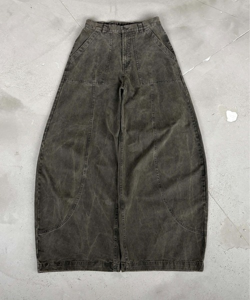 セール】【EPNK】Washed cotton baker pants / ウォッシュドコットン
