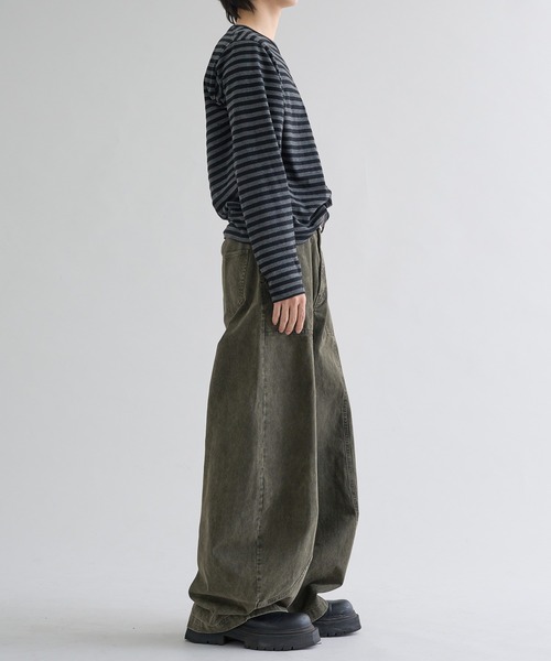 EPNK】Washed cotton baker pants / ウォッシュドコットンベイカー