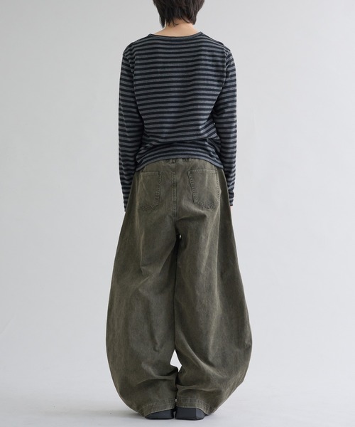 セール】【EPNK】Washed cotton baker pants / ウォッシュドコットン