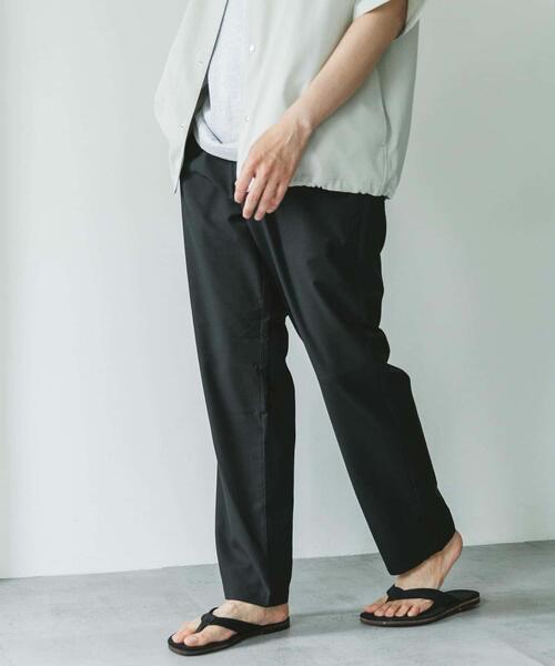 URBAN RESEARCH DOORS(アーバンリサーチドアーズ)の「『速乾/接触冷感/イージーケア』ウールライクイージートラウザー(スラックス・メンズ・ベージュ系その他/グレー/ブラック・SMALL/MEDIUM/LARGE)」の22枚目の写真