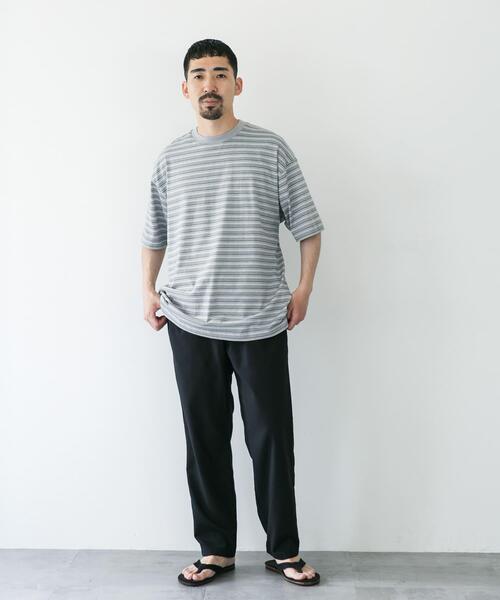 URBAN RESEARCH DOORS(アーバンリサーチドアーズ)の「『速乾/接触冷感/イージーケア』ウールライクイージートラウザー(スラックス・メンズ・ベージュ系その他/グレー/ブラック・SMALL/MEDIUM/LARGE)」の8枚目の写真