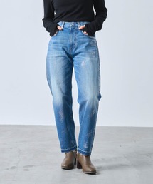 kha:ki（カーキ）の「「KHA:KI / カーキ」FOIL PRINT TAPRED DENIM（デニムパンツ）」