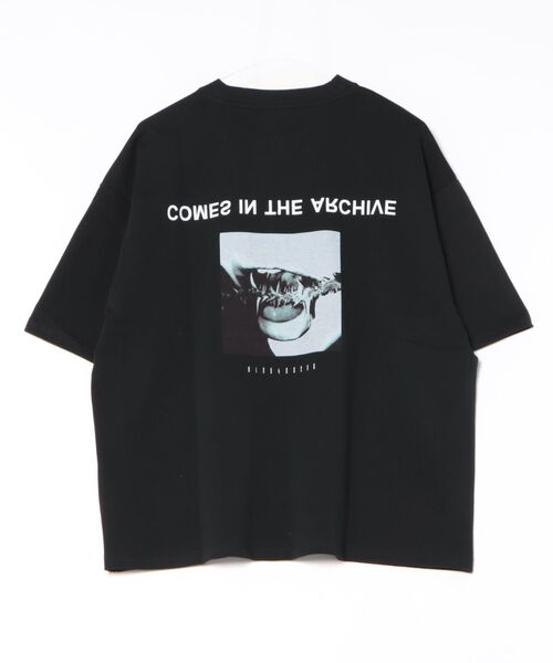A4A(エーフォーエー)の「A4A/エーフォーエー/BLACK S/S TEE MOUTH(Tシャツ/カットソー・メンズ・ブラック・S/M/L)」の1枚目の写真