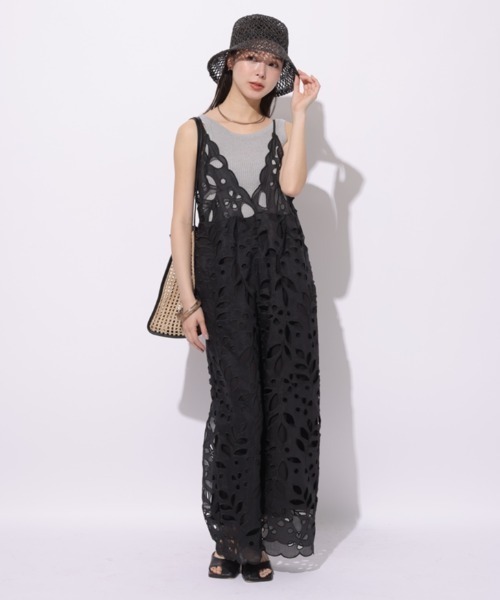 エンブロイダリーロンパース（その他パンツ）｜Mystrada（マイ