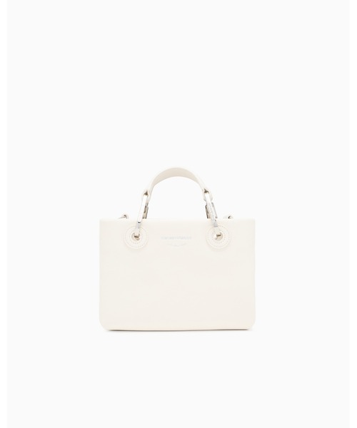 EMPORIO ARMANI(エンポリオアルマーニ)の「【エンポリオ アルマーニ】MyEA ミニバッグ ナッパレザー(ハンドバッグ・レディース・ブラック/ネイビー/ライトブルー/オフホワイト・FREE)」の15枚目の写真