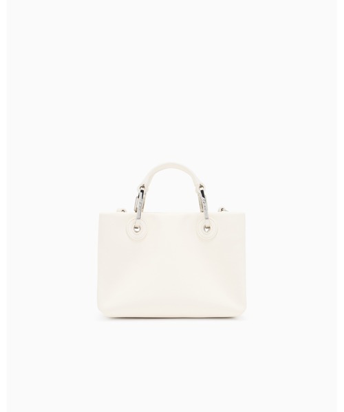 EMPORIO ARMANI(エンポリオアルマーニ)の「【エンポリオ アルマーニ】MyEA ミニバッグ ナッパレザー(ハンドバッグ・レディース・ブラック/ネイビー/ライトブルー/オフホワイト・FREE)」の17枚目の写真